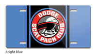 Dodge Scat Pack 1971 Emblem Novelty License Plate