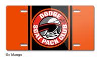 Dodge Scat Pack 1971 Emblem Novelty License Plate