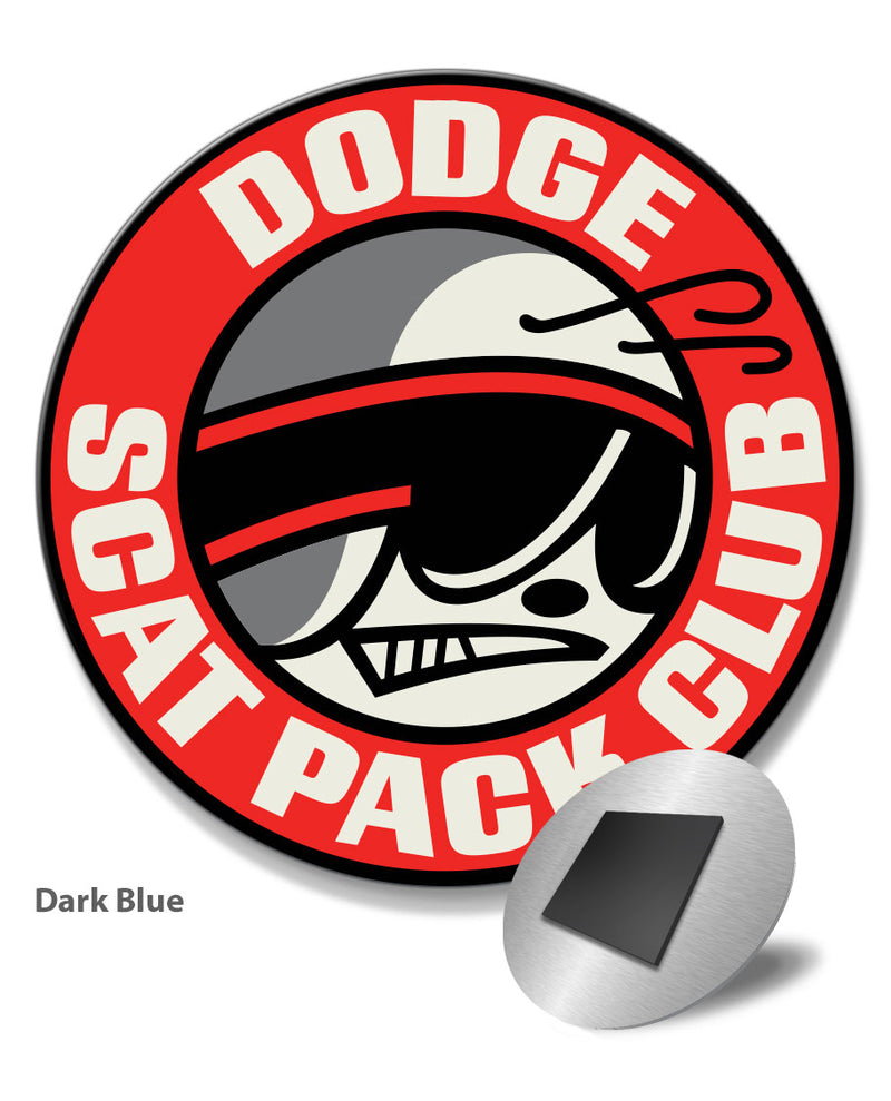 Dodge Scat Pack 1971 Emblem Round Fridge Magnet