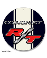 Dodge Coronet RT 1969 - 1970 Emblem Novelty Round Aluminum Sign