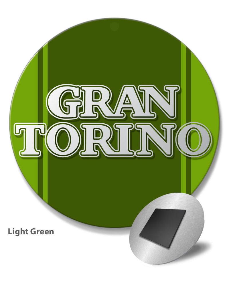 Ford Gran Torino 1972 - 1975 Emblem Round Fridge Magnet