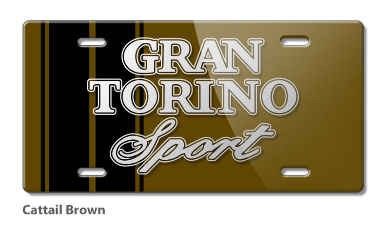Ford Gran Torino Sport 1972 - 1975 Emblem Novelty License Plate