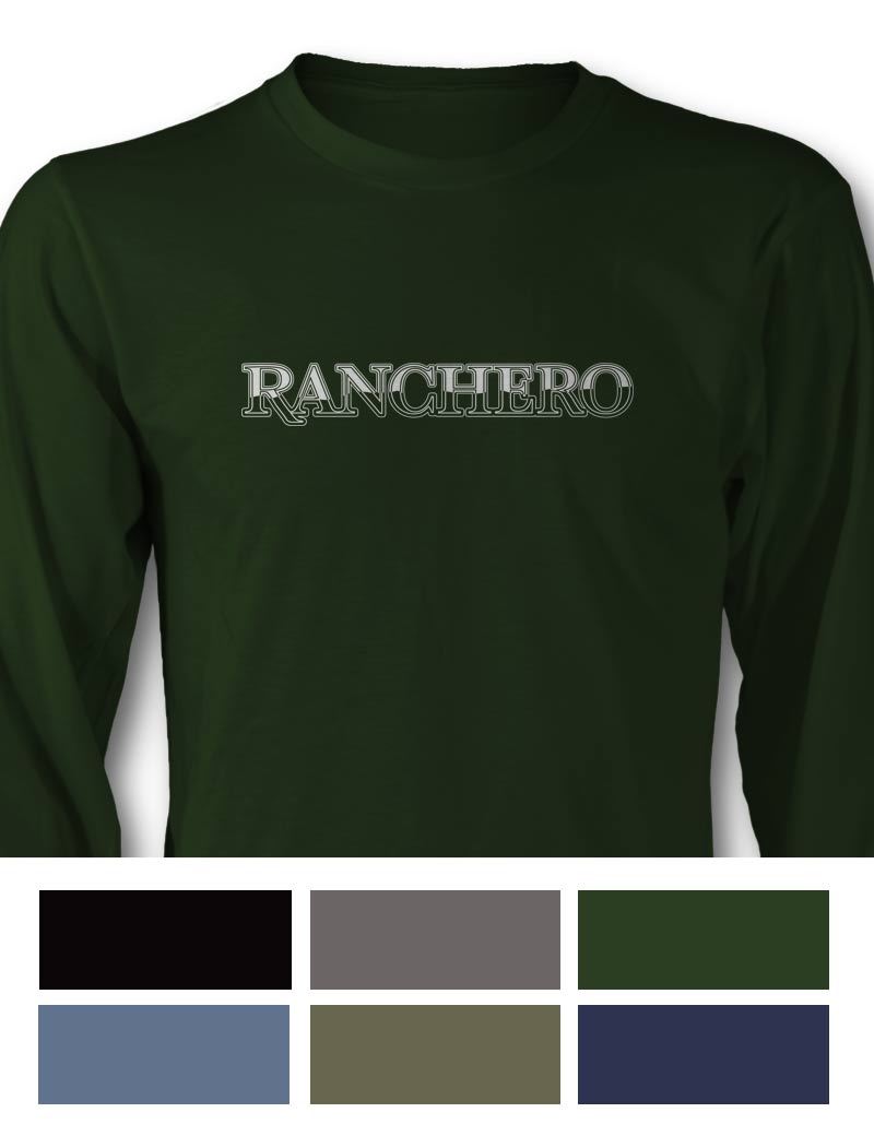 1977 - 1979 Ford Ranchero Emblem T-Shirt - Long Sleeves - Emblem