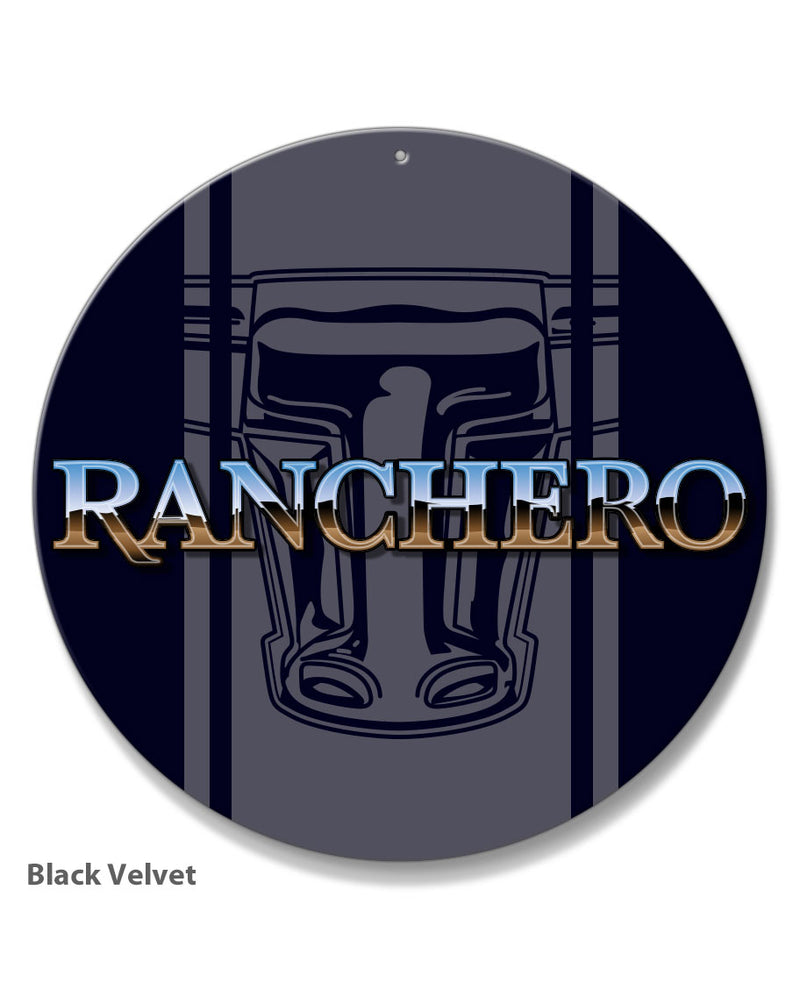 1977 - 1979 Ford Ranchero Emblem Round Aluminum Sign