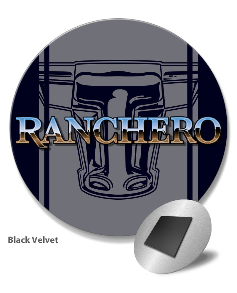1977 - 1979 Ford Ranchero Emblem Round Fridge Magnet
