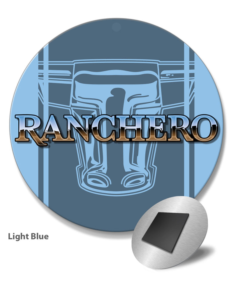 1977 - 1979 Ford Ranchero Emblem Round Fridge Magnet
