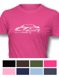 Honda Acura NSX 1990 - 2005 Women T-Shirt - 3/4 Front View