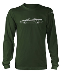 Honda Acura NSX 1990 - 2005 Coupe T-Shirt - Long Sleeves - Side View