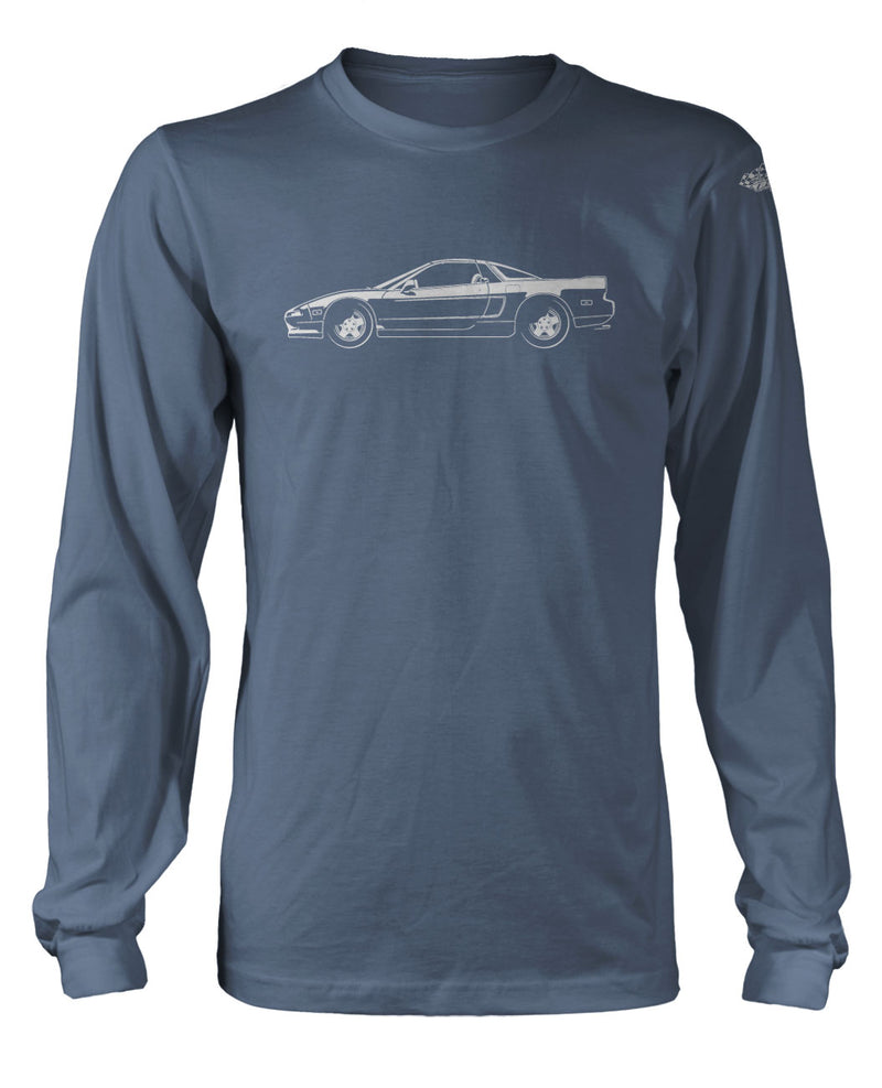 Honda Acura NSX 1990 - 2005 Coupe T-Shirt - Long Sleeves - Side View