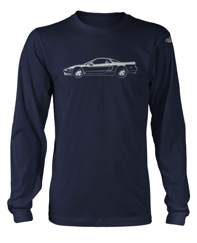 Honda Acura NSX 1990 - 2005 Coupe T-Shirt - Long Sleeves - Side View