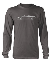 Honda Acura NSX Top Off 1990 - 2005 T-Shirt - Long Sleeves - Side View