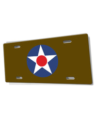 U.S. Air Force Early War Emblem Novelty License Plate