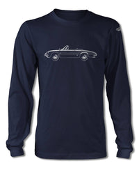 Alfa Romeo Spider Veloce Convertible Duetto 1966 - 1969 T-Shirt - Long Sleeves - Side View