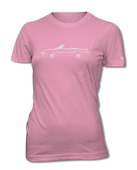 Alfa Romeo Spider Veloce Convertible Graduate 1983 - 1989 T-Shirt - Women - Side View