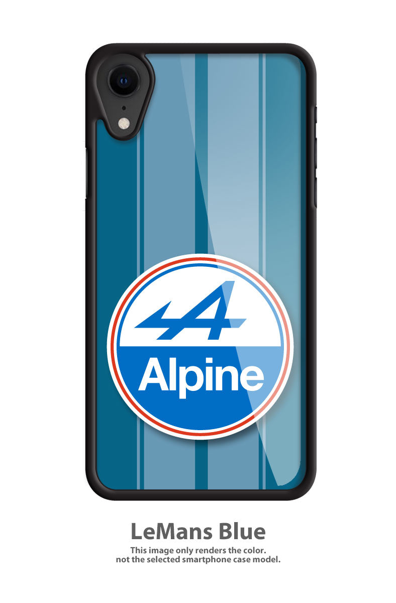 Alpine Renault Badge Emblem Smartphone Case - Racing Stripes