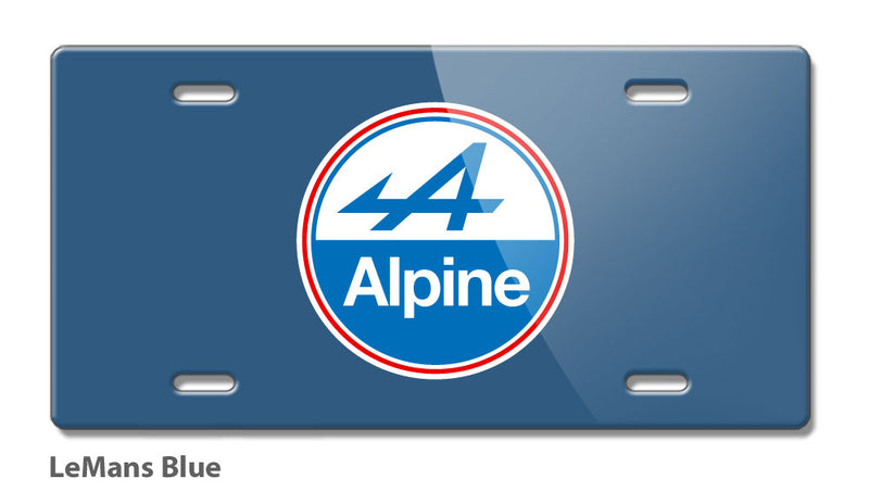 Alpine Renault Badge Emblem Novelty License Plate - Vintage Emblem