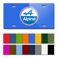 Alpine Renault Vintage Logo Novelty License Plate