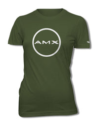 1968 - 1969 AMC AMX Quarter Panel Circle Emblem T-Shirt - Women - Emblem