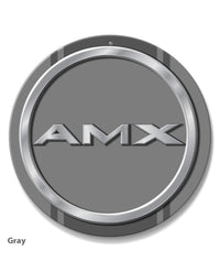 1968 - 1969 AMC AMX Quarter Panel Circle Emblem Round Aluminum Sign