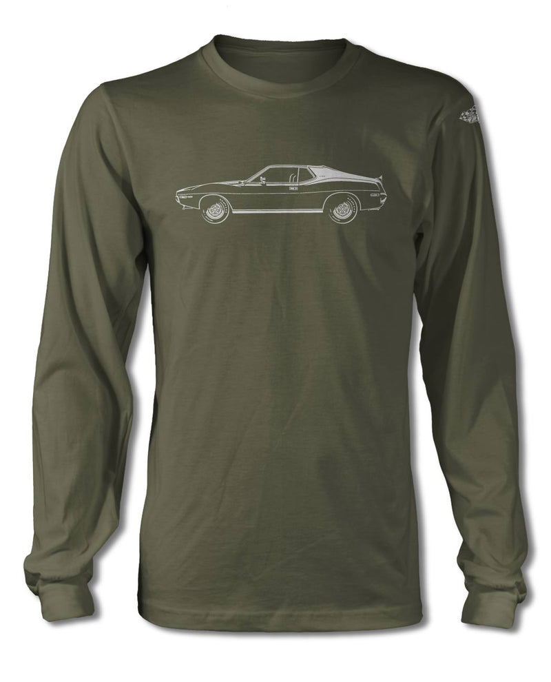 1971 AMC Javelin Coupe T-Shirt - Long Sleeves - Side View