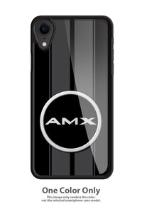 1968 - 1969 AMC AMX Quarter Panel Circle Emblem Smartphone Case - Racing Stripes