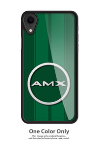 1968 - 1969 AMC AMX Quarter Panel Circle Emblem Smartphone Case - Racing Stripes