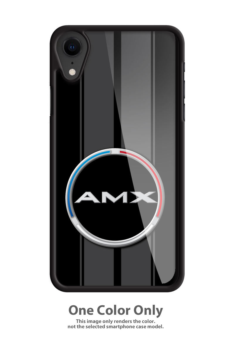 1970 AMC AMX Quarter Panel Circle Emblem Smartphone Case - Racing Stripes