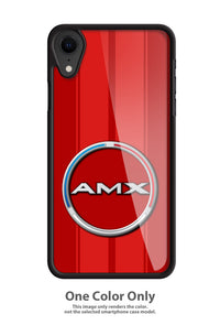 1970 AMC AMX Quarter Panel Circle Emblem Smartphone Case - Racing Stripes