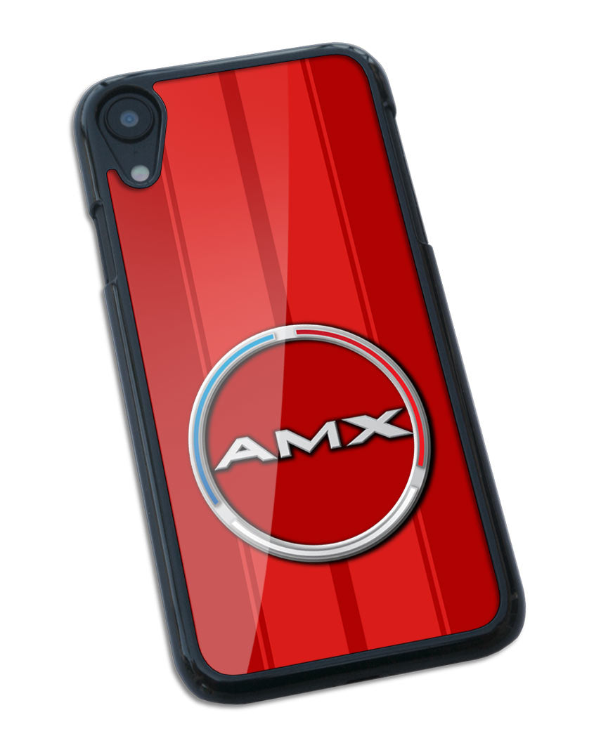 1970 AMC AMX Quarter Panel Circle Emblem Smartphone Case - Racing Stripes