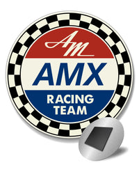 AMC AMX Racing Team Design Novelty Round Fridge Magnet