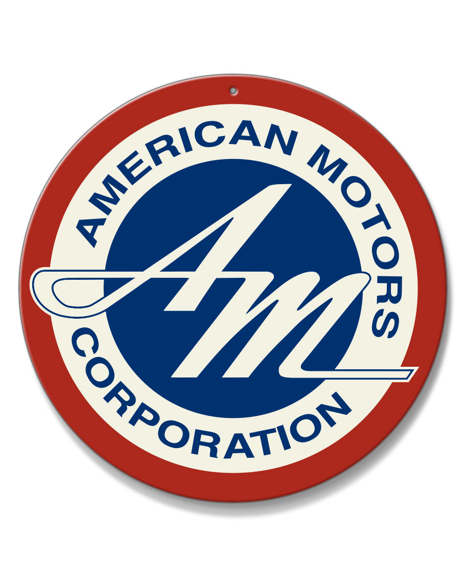 AMC Corporate Design Novelty Round Aluminum Sign