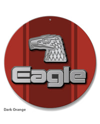 1980 – 1988 AMC Eagle Emblem Round Aluminum Sign