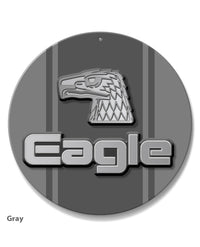 1980 – 1988 AMC Eagle Emblem Round Aluminum Sign