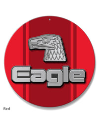 1980 – 1988 AMC Eagle Emblem Round Aluminum Sign