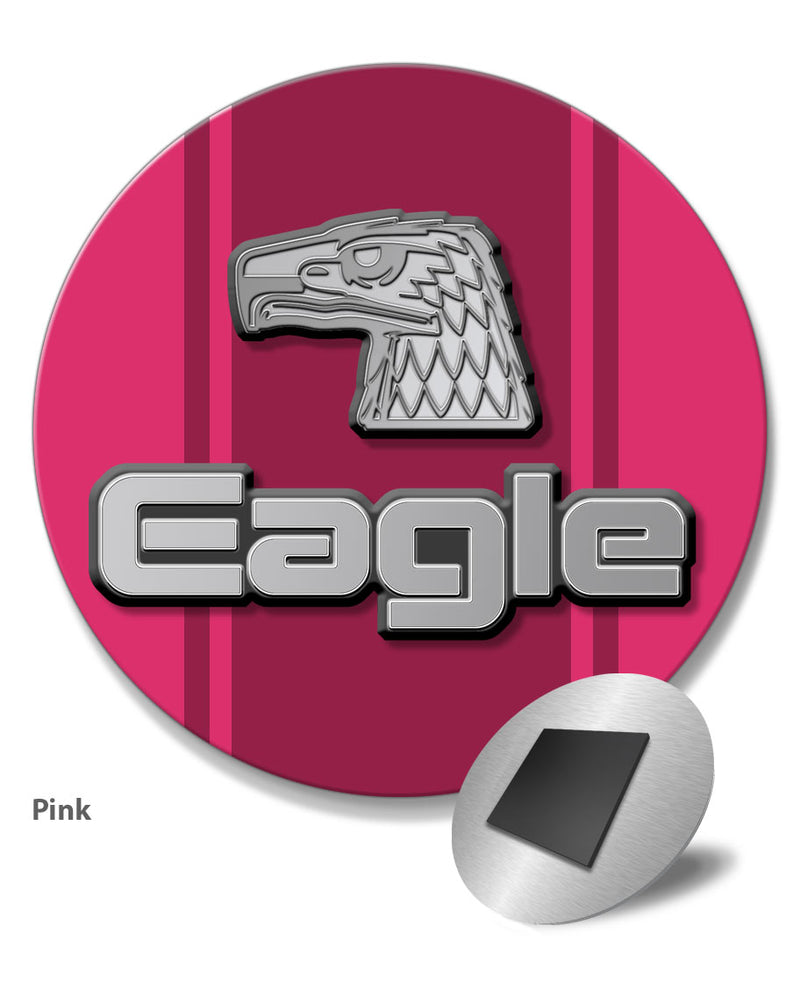 1980 – 1988 AMC Eagle Emblem Round Fridge Magnet