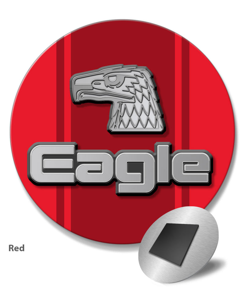 1980 – 1988 AMC Eagle Emblem Round Fridge Magnet