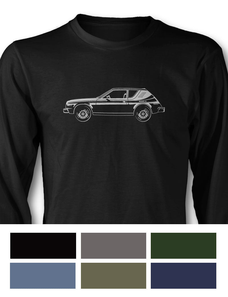 AMC Gremlin X 1977 Long Sleeve T-Shirt - Side View