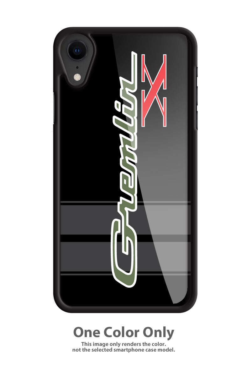 1970 - 1978 AMC Gremlin X Emblem Smartphone Case - Racing Stripes