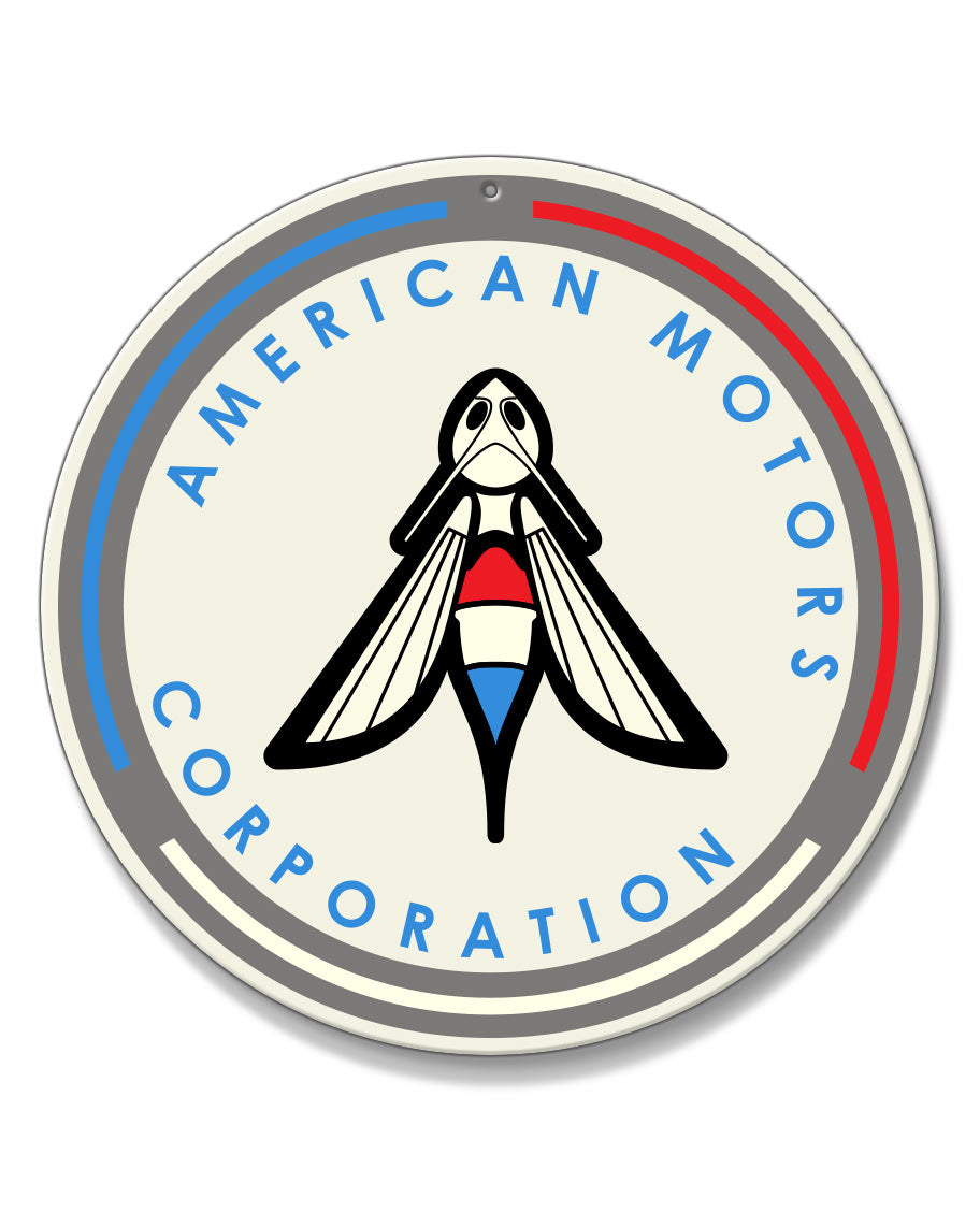1971 AMC Hornet Emblem Round Aluminum Sign