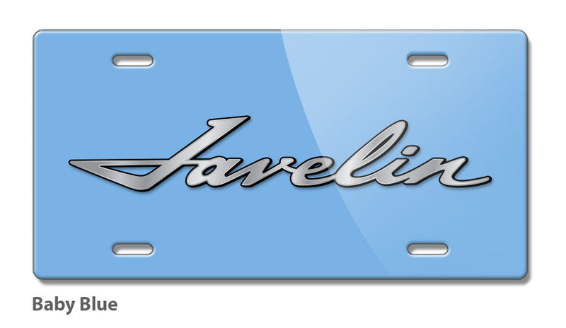 1968 - 1974 AMC Javelin Emblem Novelty License Plate - Vintage Emblem