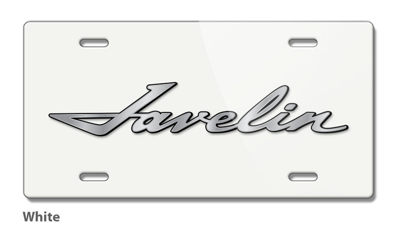 1968 - 1974 AMC Javelin Emblem Novelty License Plate - Vintage Emblem