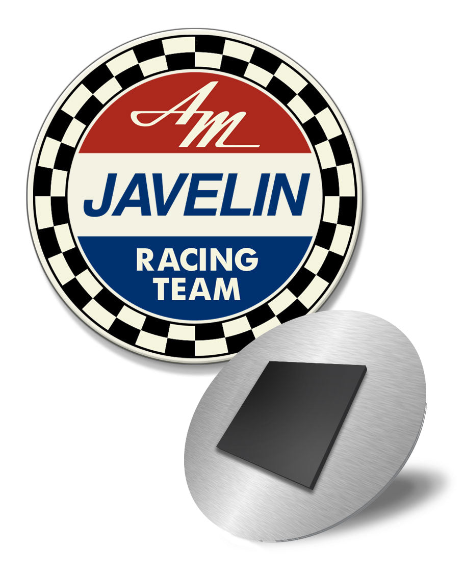 AMC Javelin Racing Team Design Novelty Round Fridge Magnet