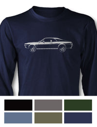 AMC Javelin 1969 Coupe Long Sleeve T-Shirt - Side View