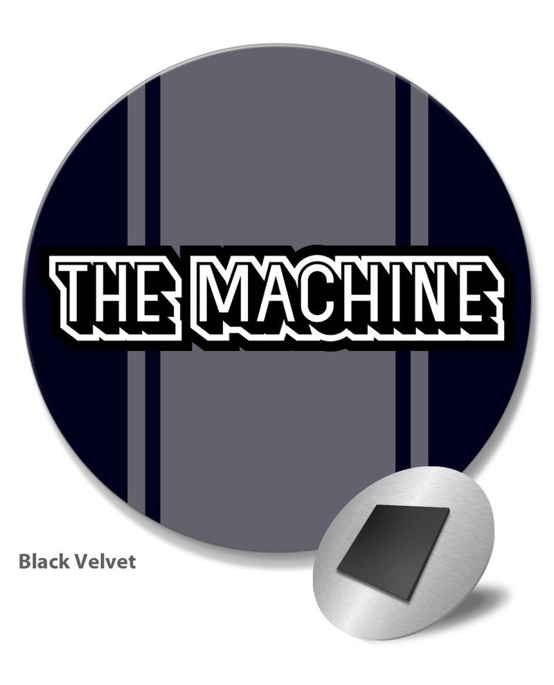 1970 AMC Rebel The Machine Emblem Novelty Round Fridge Magnet