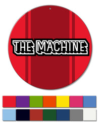 1970 AMC Rebel The Machine Emblem Novelty Round Aluminum Sign
