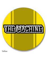 1970 AMC Rebel The Machine Emblem Novelty Round Aluminum Sign