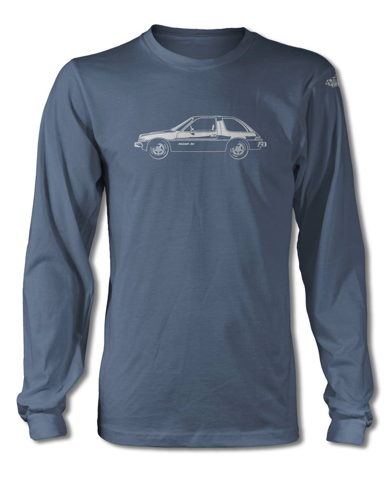 1976 AMC Pacer X T-Shirt - Long Sleeves - Side View