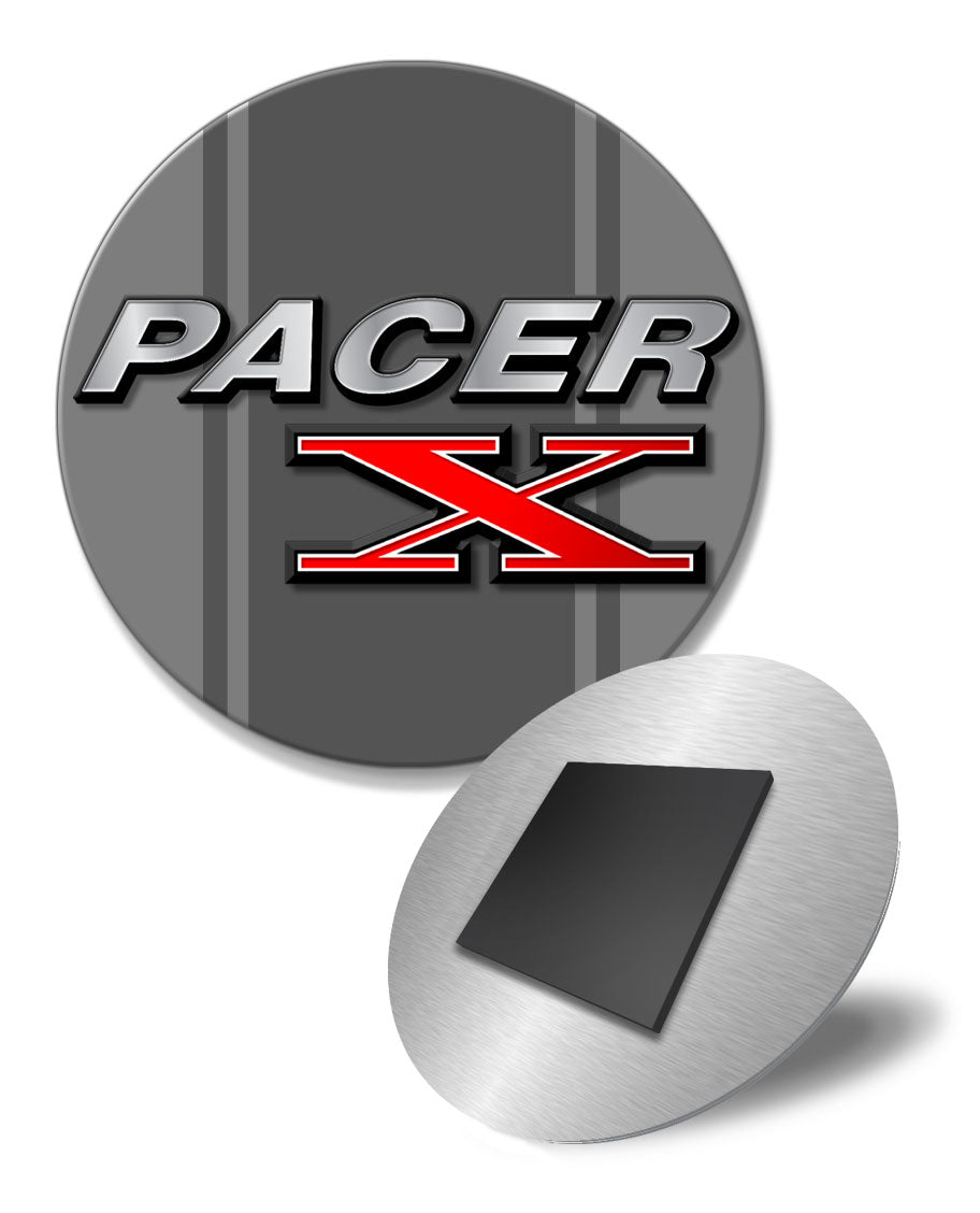 1975 - 1980 AMC Pacer X Emblem Novelty Round Fridge Magnet