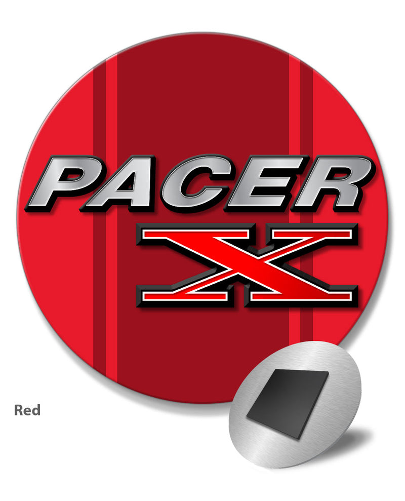 1975 - 1980 AMC Pacer X Emblem Novelty Round Fridge Magnet