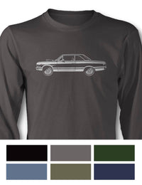 AMC Hurst S/C Rambler Coupe 1969 Long Sleeve T-Shirt - Side View